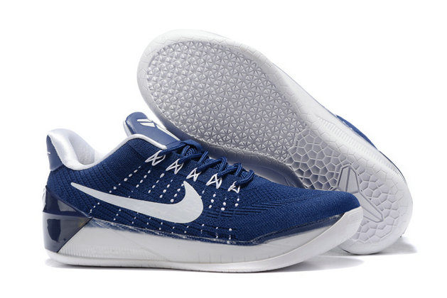 Nike Kobe AD Flyknit Blue White Basketball Shoes